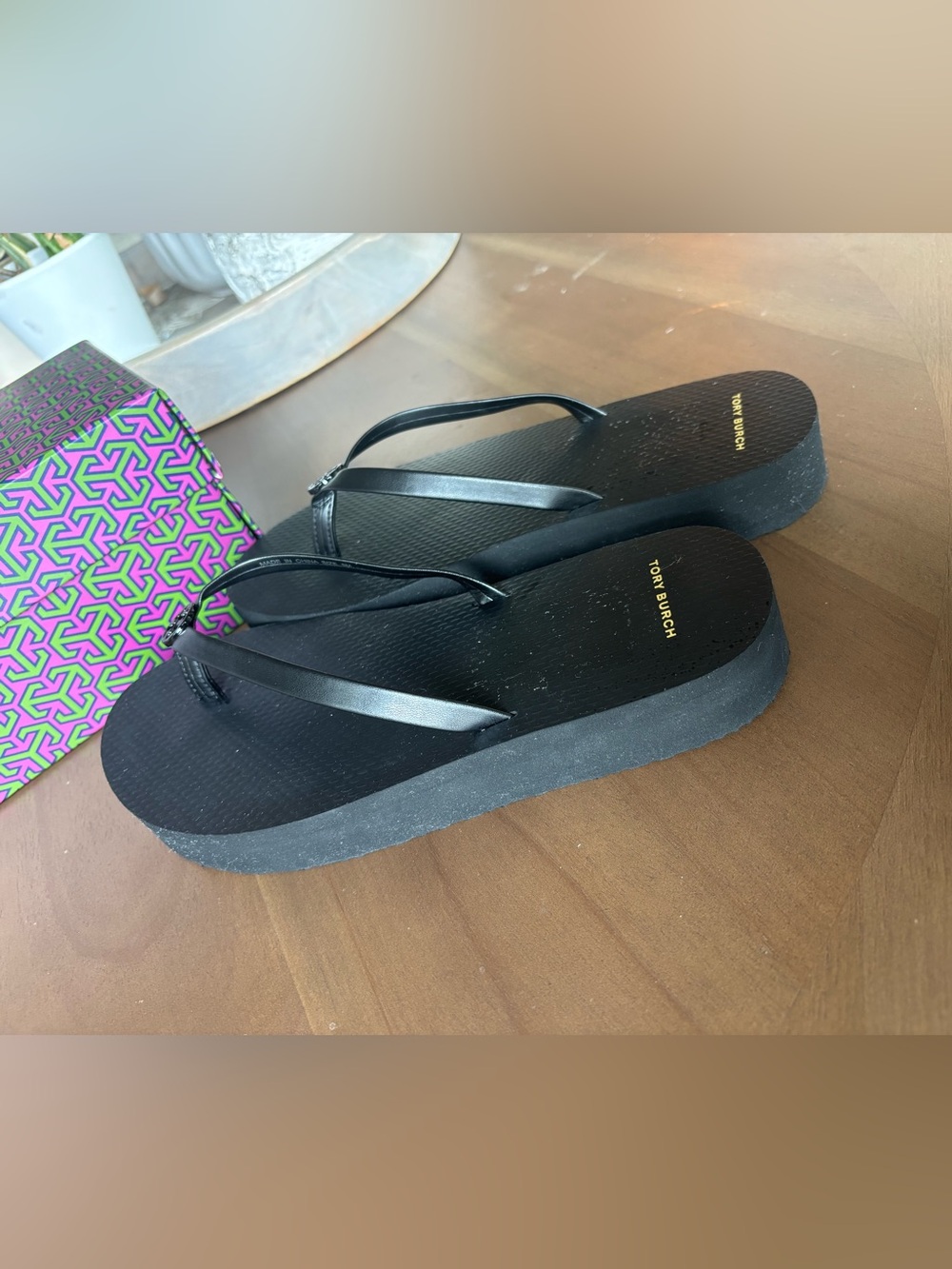 Tory Burch Platform Flip Flops